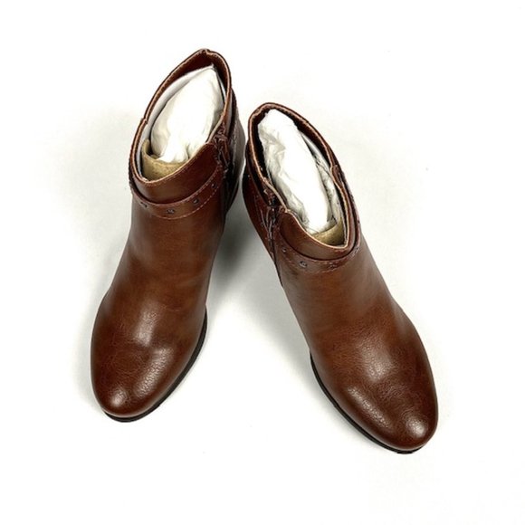 New Soul Naturalizer Carrie Ankle Bootie, Wiskey, 8 - Picture 5 of 12